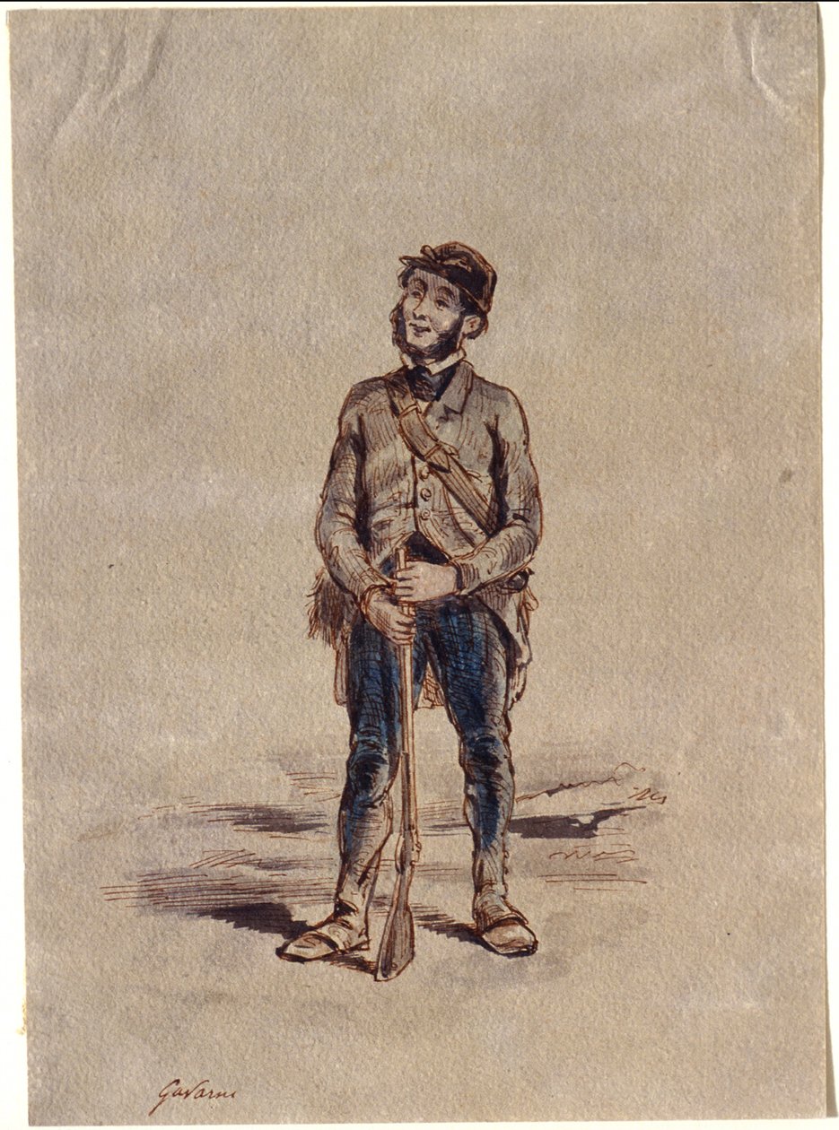 El cazador furtivo de Paul Gavarni