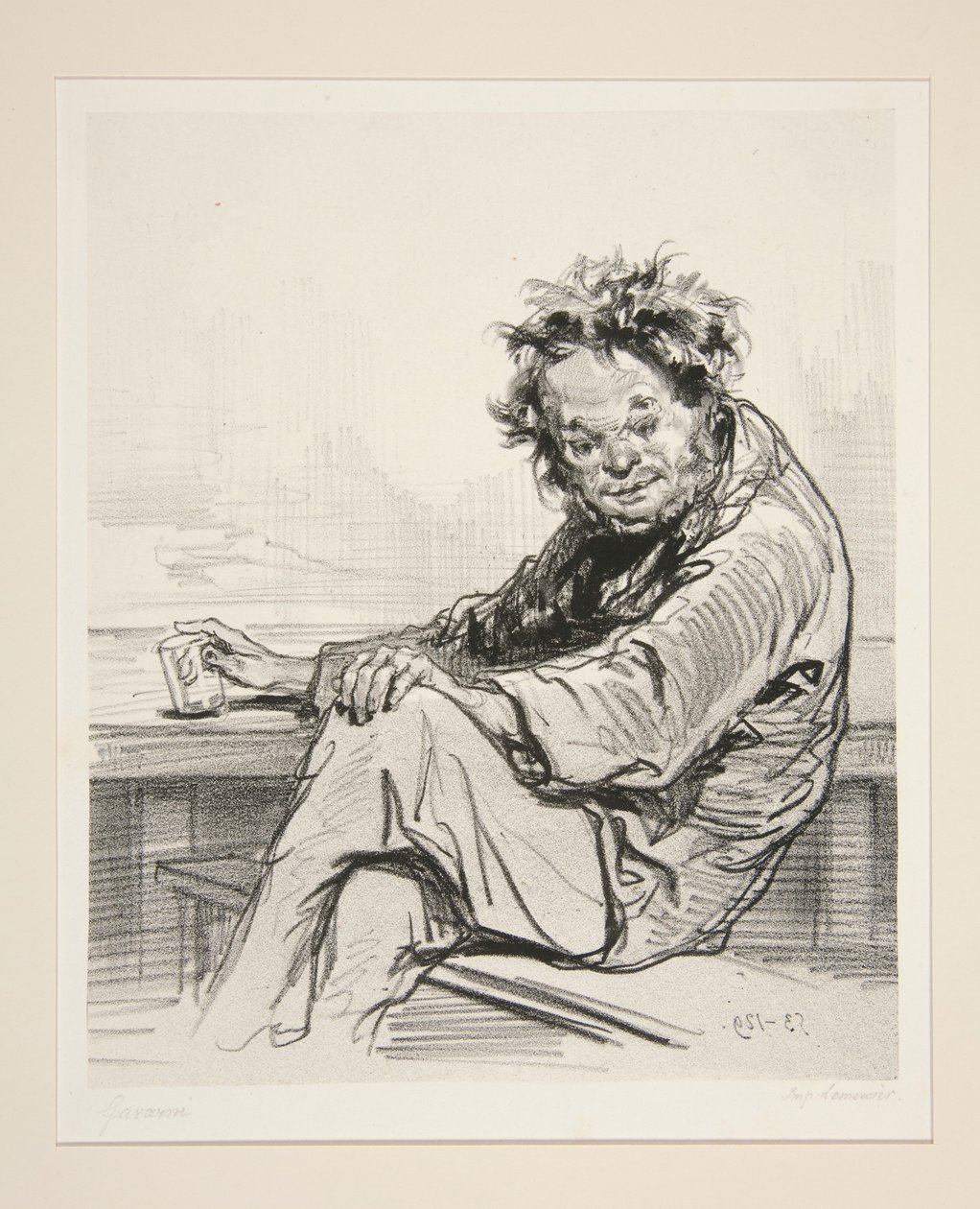Un Anacreon de barrieres. de Paul Gavarni