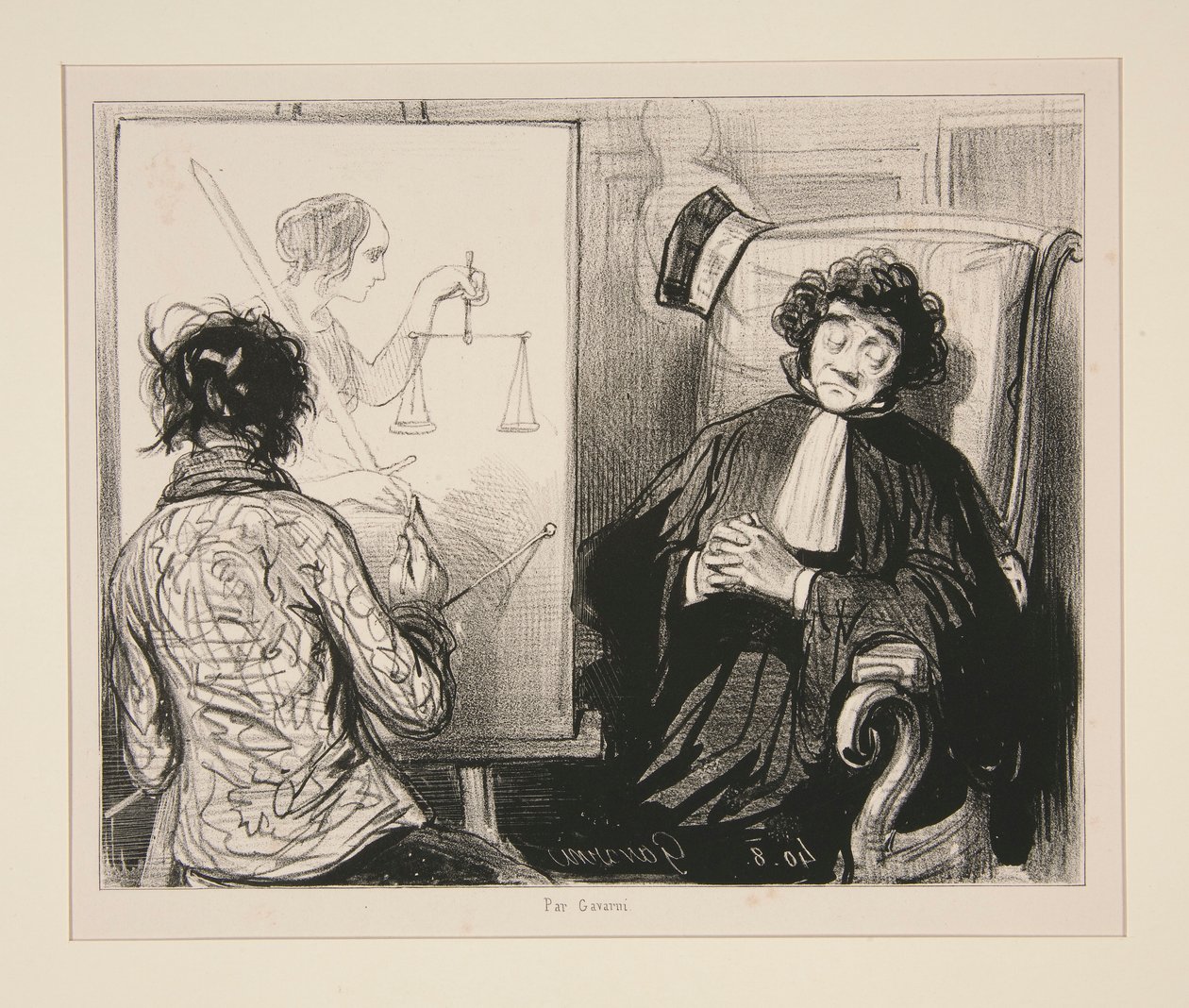 Un retrato halagador de Paul Gavarni