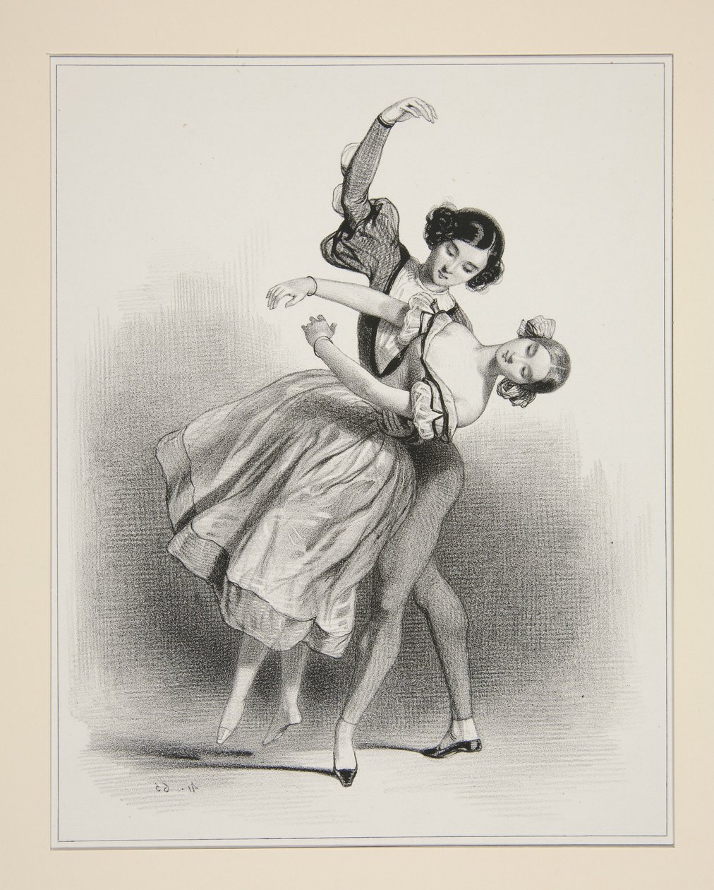 El vals de Giselle de Paul Gavarni