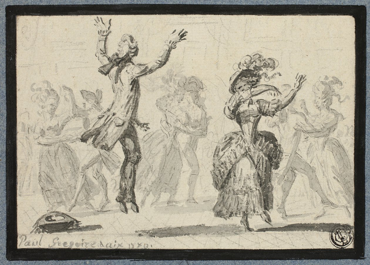 Damas y caballeros bailando de Paul Gregoire