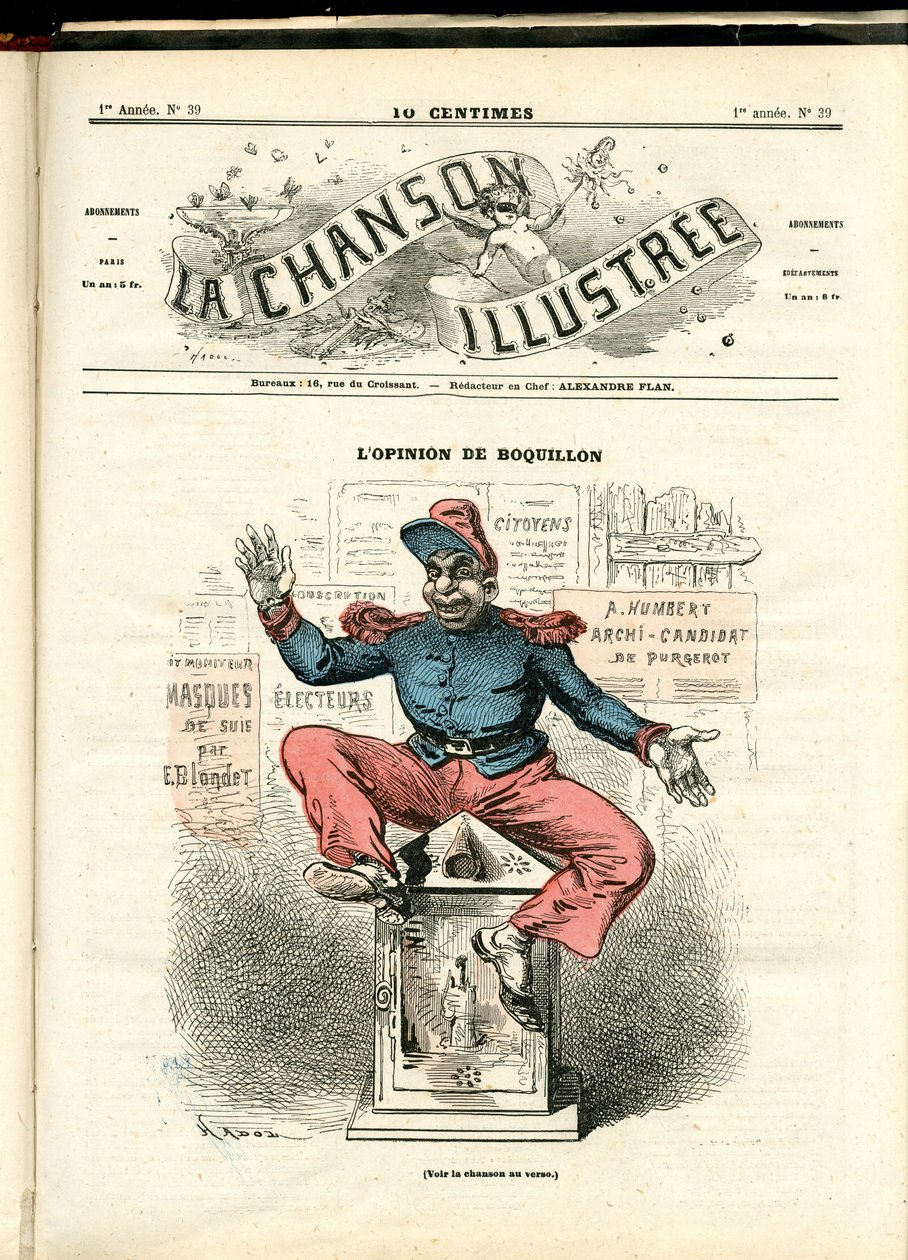 La Chanson illustrée (revista), número 39 de Paul Hadol