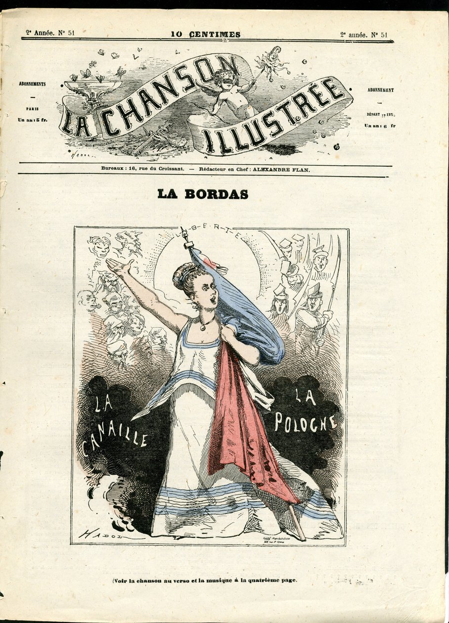 La Canción Ilustrada (revista), número 51 de Paul Hadol