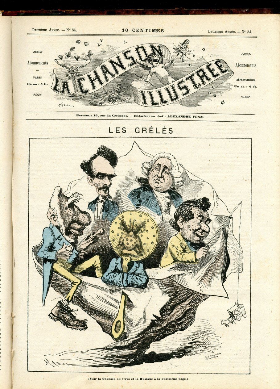 La Chanson illustrée (revista), número 54 de Paul Hadol