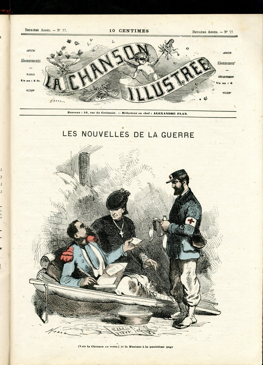 La Chanson illustrée (revista), número 77 de Paul Hadol