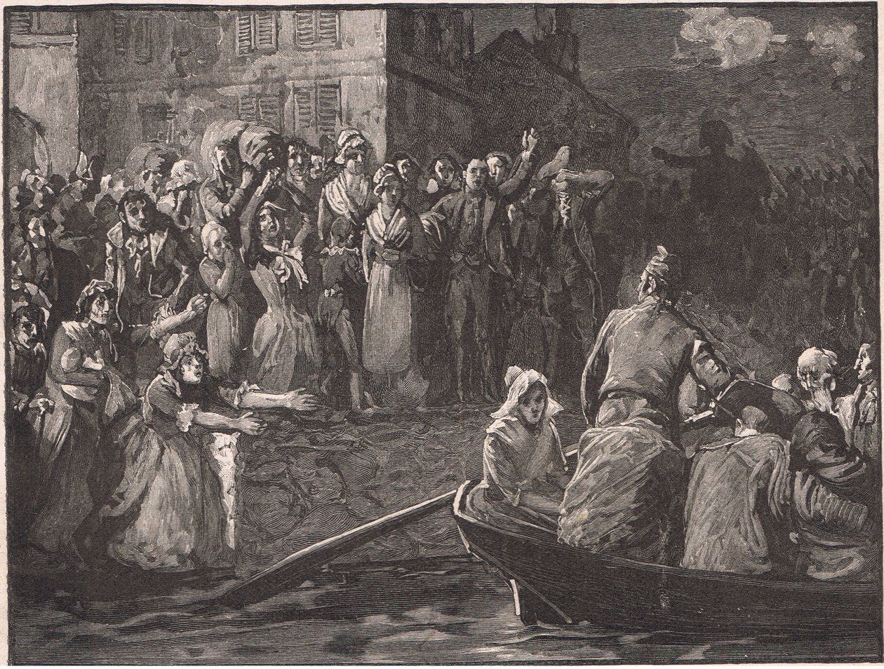 Retirada de los realistas de Toulon AD 1793 de Paul Hardy