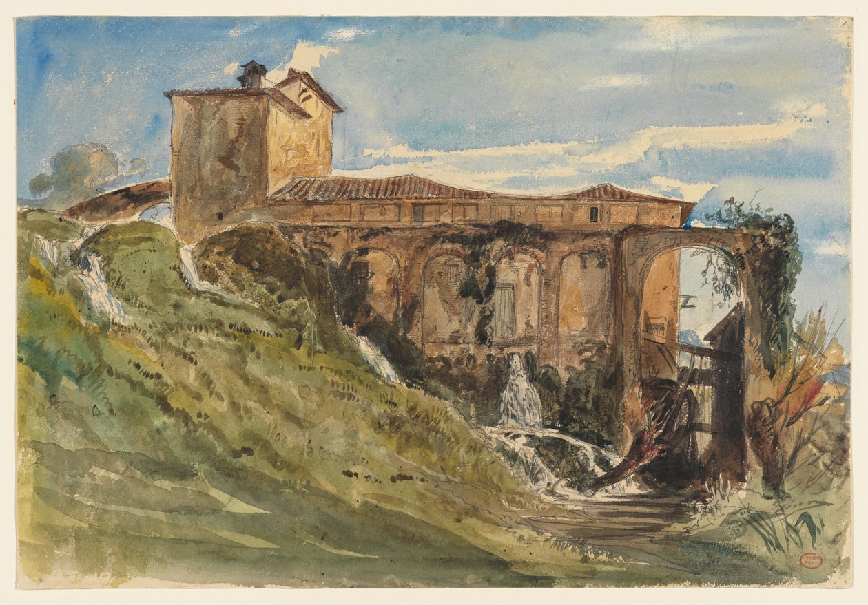 Una villa cerca de Roma de Paul Huet