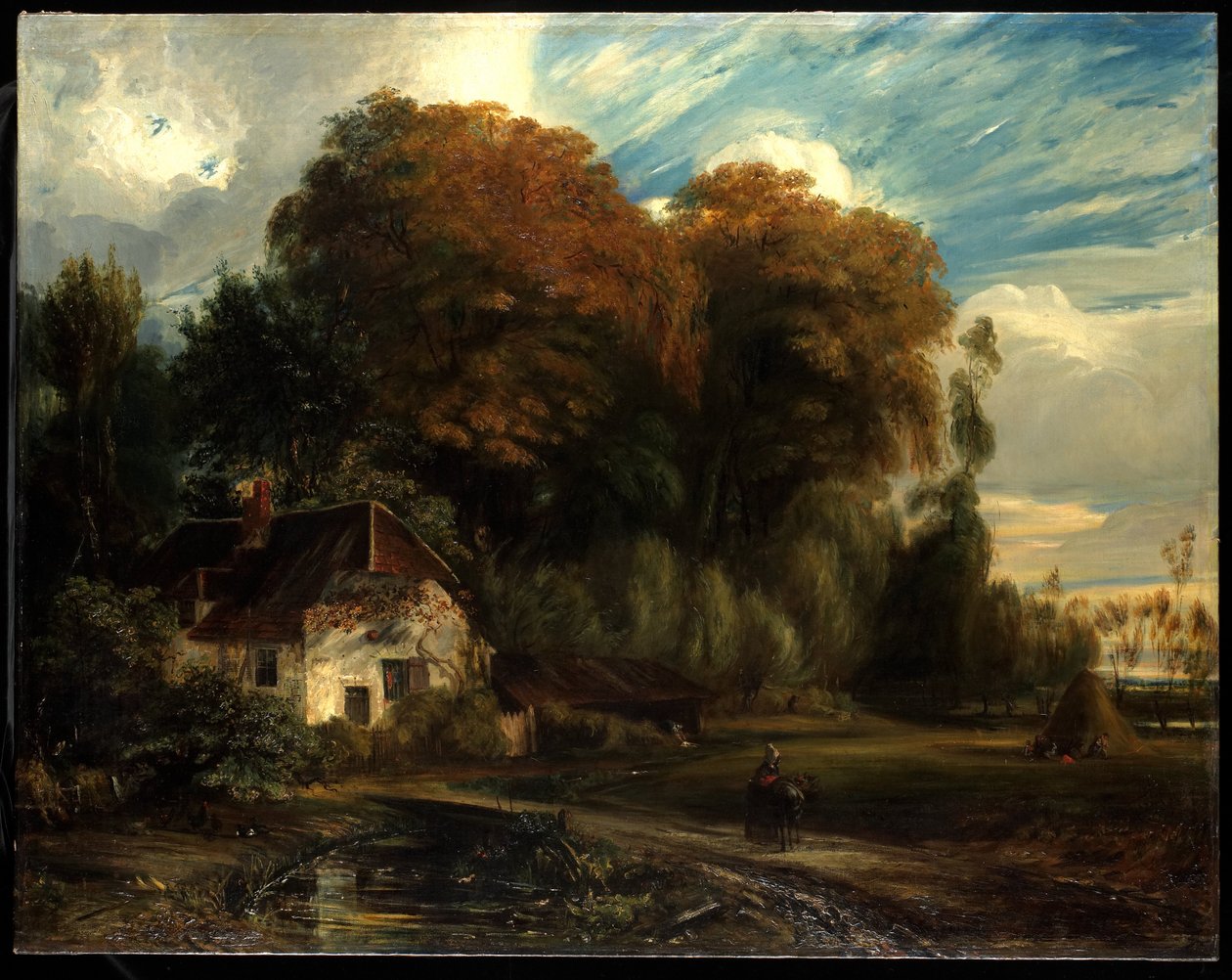 Casa del guardabosque en el bosque de Compiègne de Paul Huet