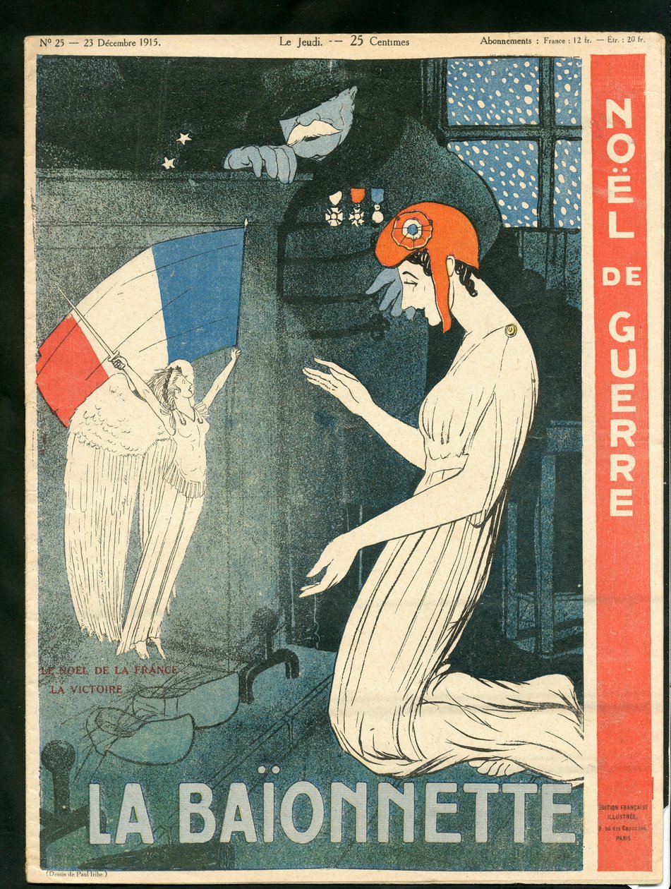 Portada de "La Baionnette", Satirique en Couleurs de Paul Iribe
