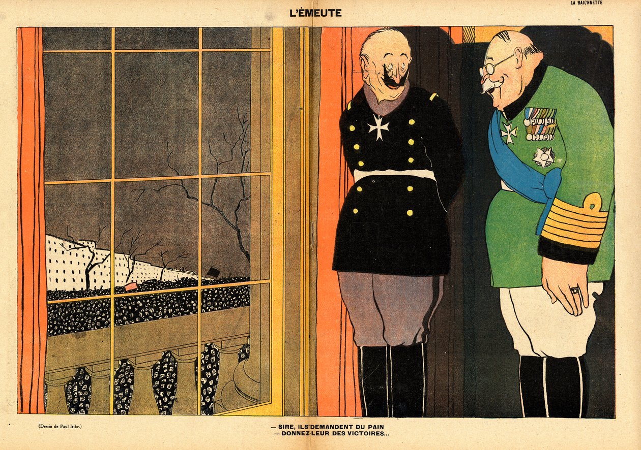 La Baionnette, Satírico en Colores de Paul Iribe