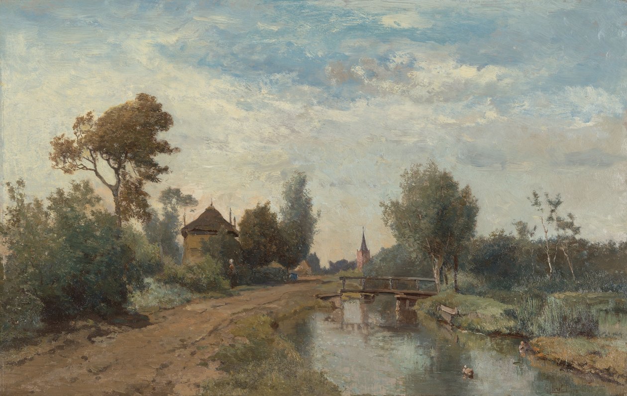 Paisaje cerca de Kortenhoef de Paul Joseph Constantin Gabriel
