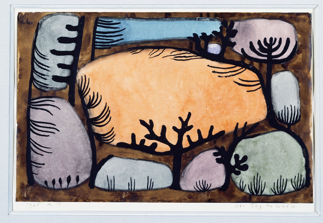 Un día en el bosque de Paul Klee