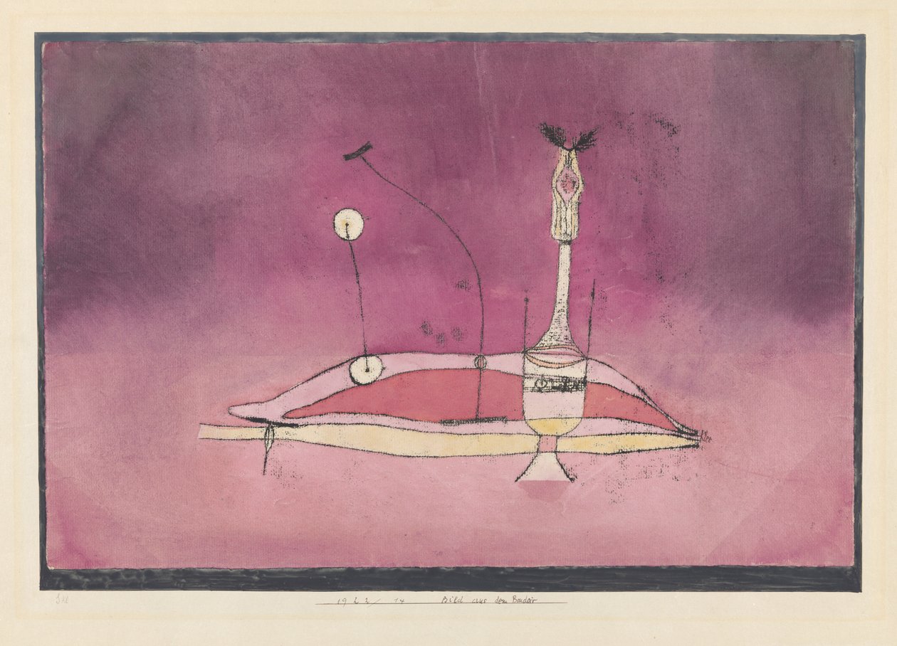 Una imagen del tocador, 1922 de Paul Klee