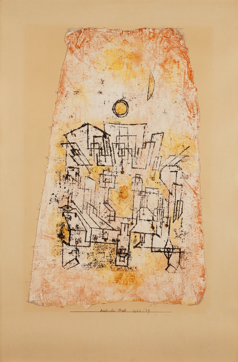 Ciudad Árabe; Ciudad Árabe de Paul Klee