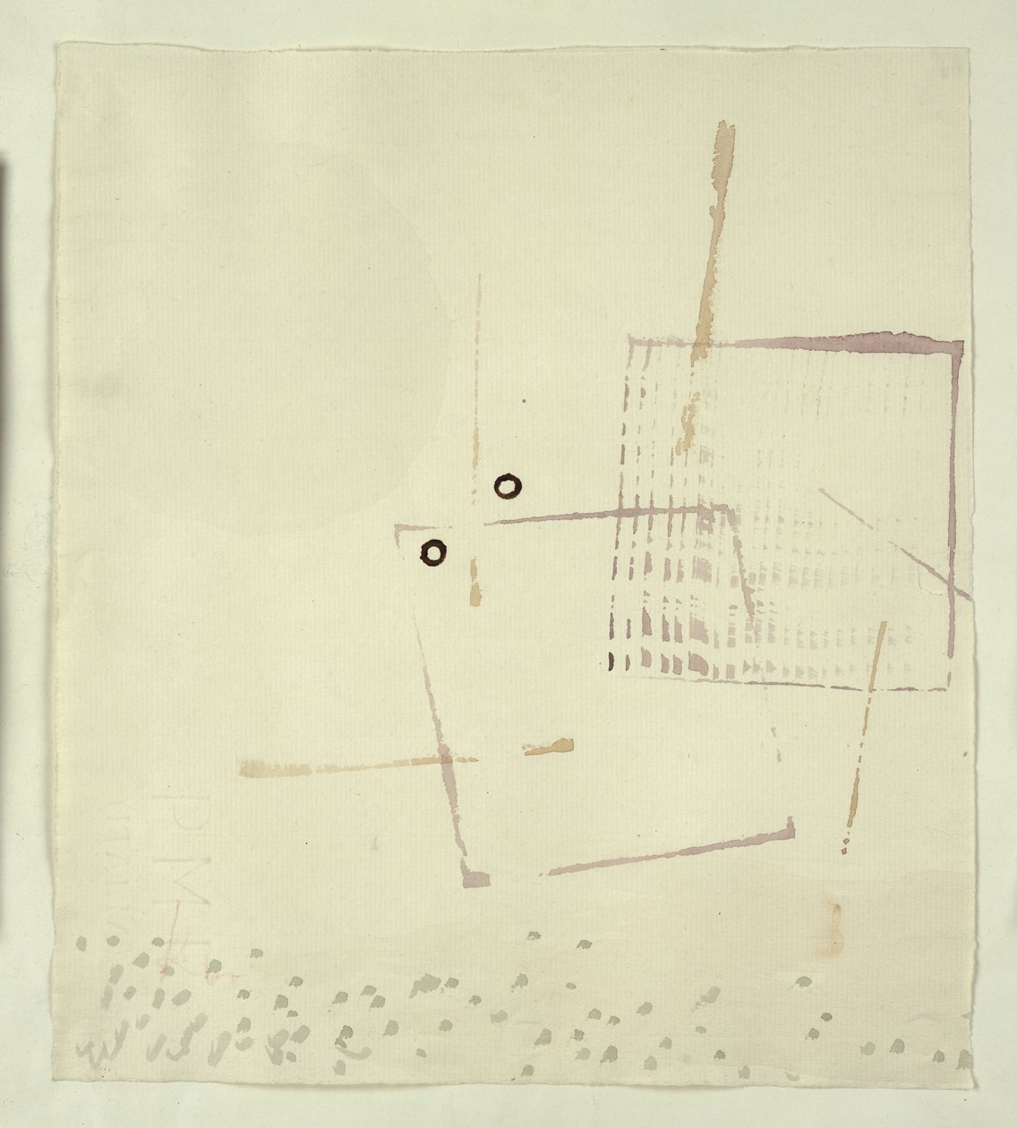 Una cara aquí también de Paul Klee