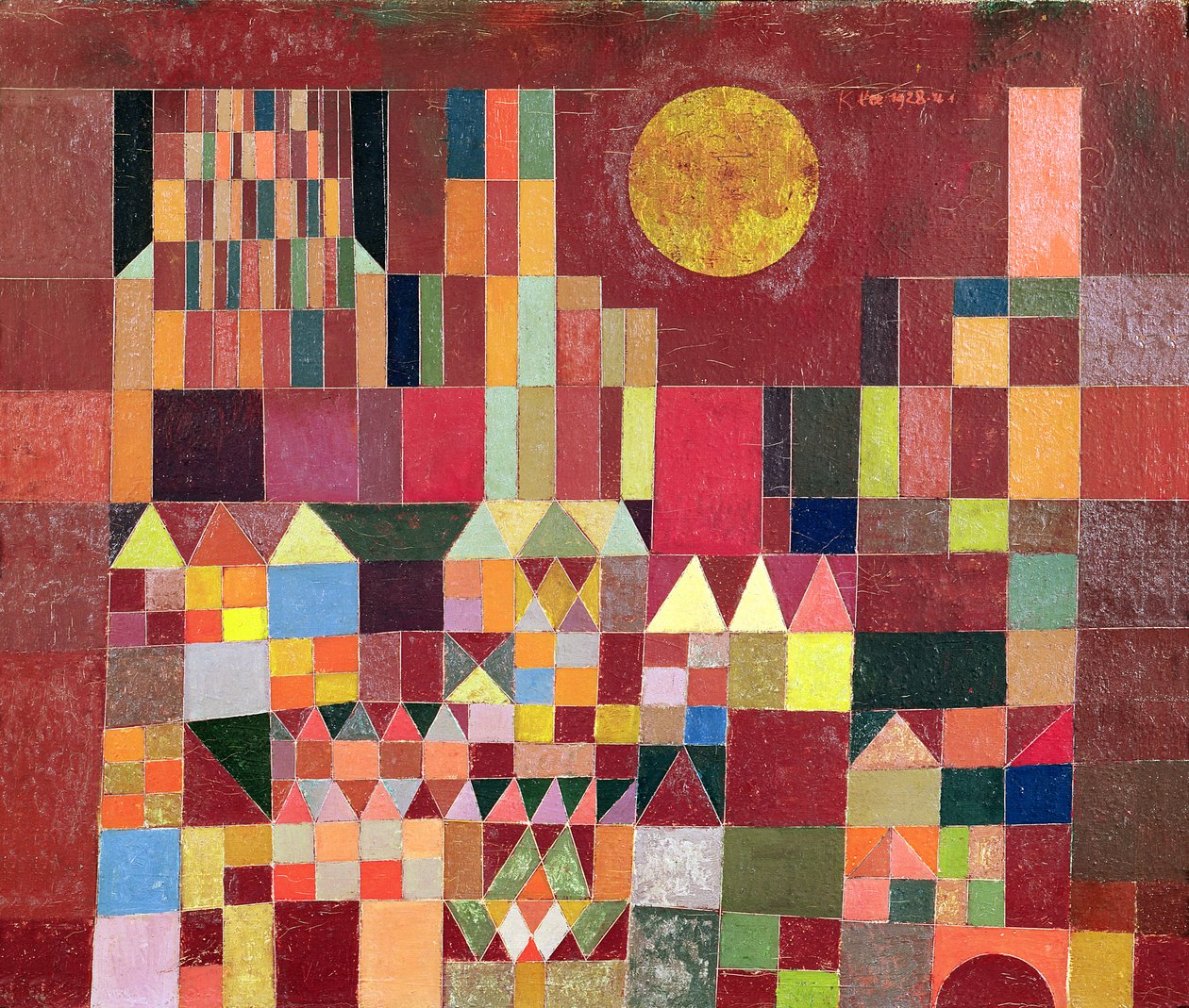 Castillo y sol de Paul Klee