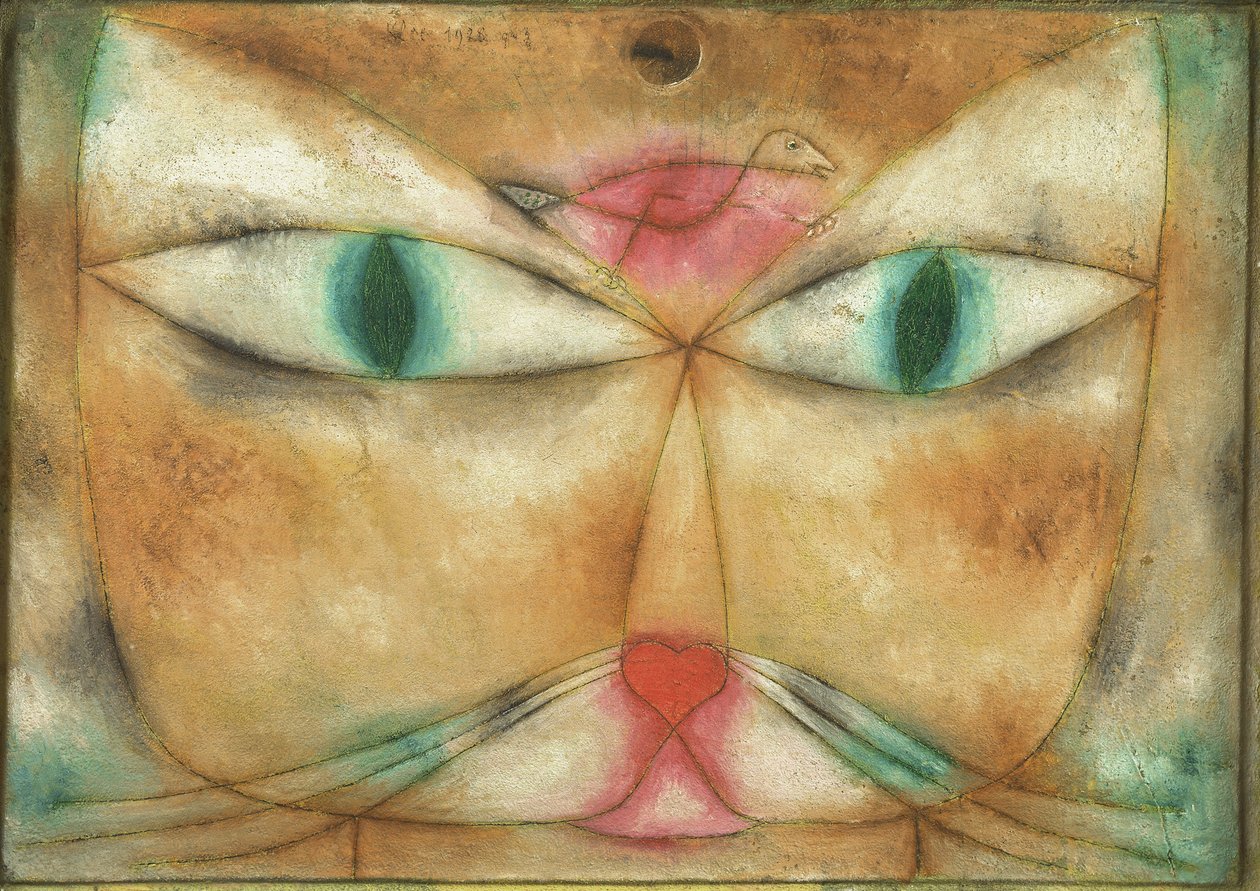 Gato y Pájaro de Paul Klee