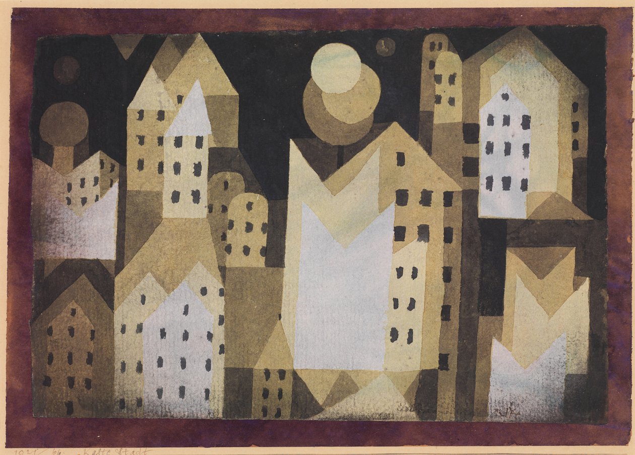 Ciudad fría de Paul Klee