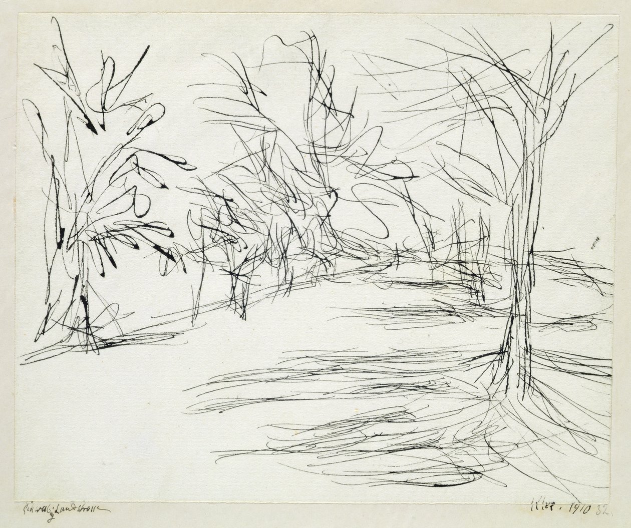 Carretera rural a Schwaing de Paul Klee