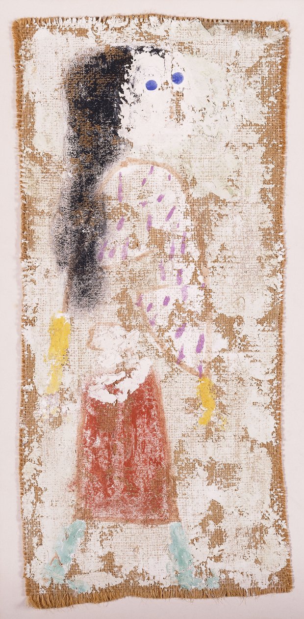 D.Z. como chica; D.Z. en un papel de chica de Paul Klee