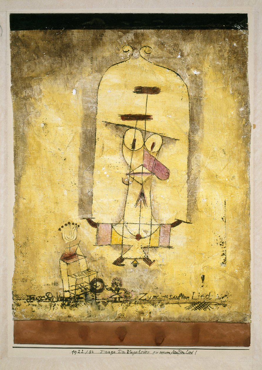 ¡Baila monstruo al ritmo de mi suave canción!, 1922 de Paul Klee