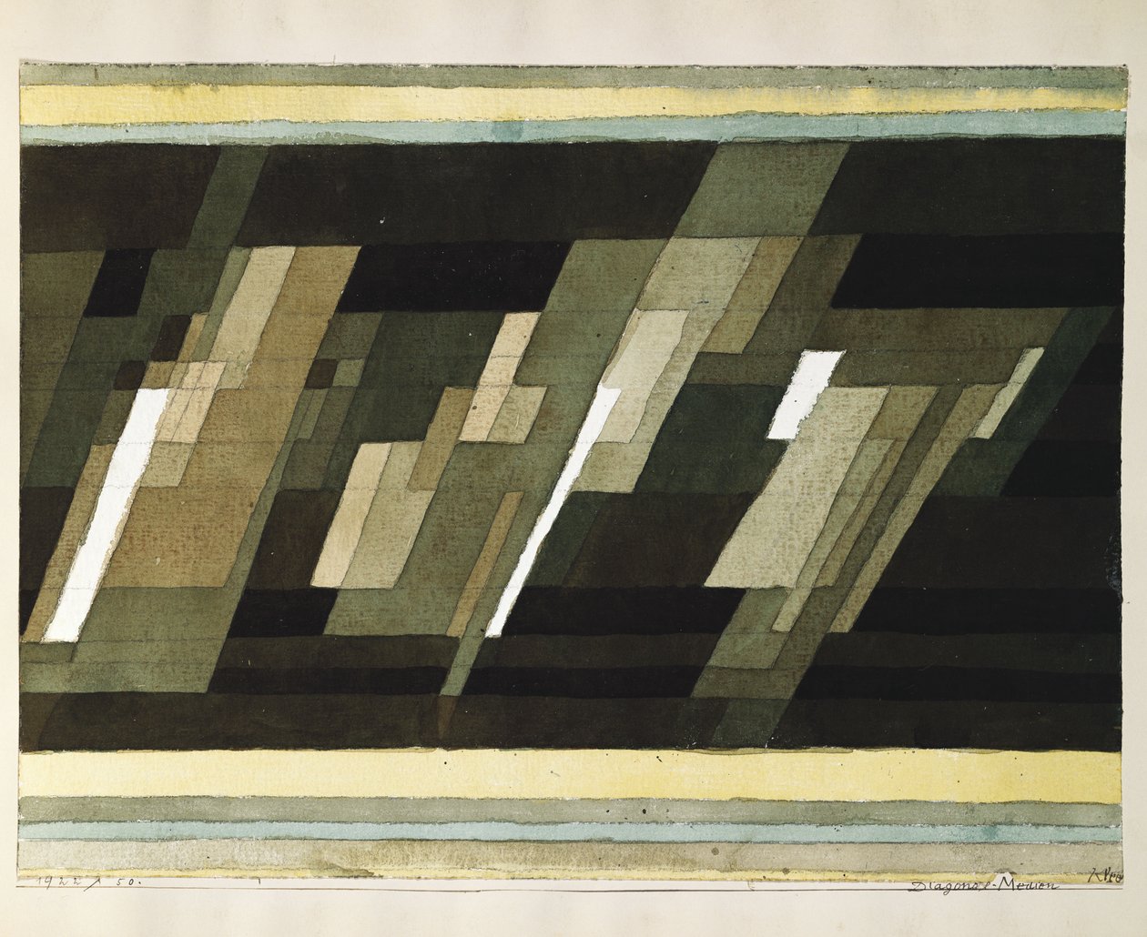 Medios diagonales de Paul Klee