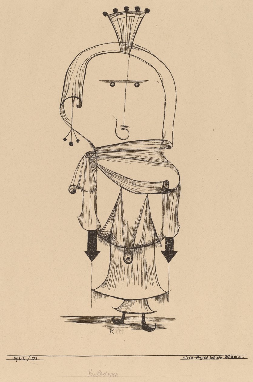 La Bruja con el Peine de Paul Klee