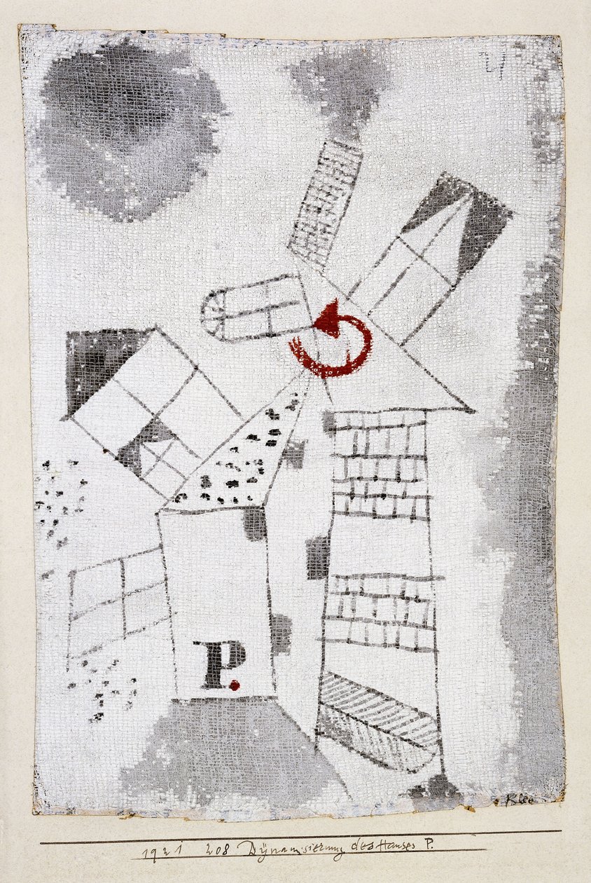Dinamización de las casas P.; Dynamisiering des Hauses P de Paul Klee