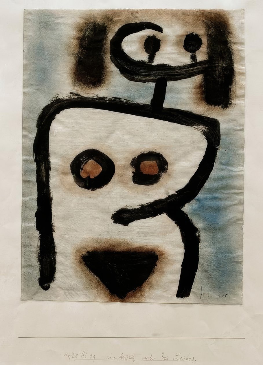 Un rostro también del cuerpo de Paul Klee