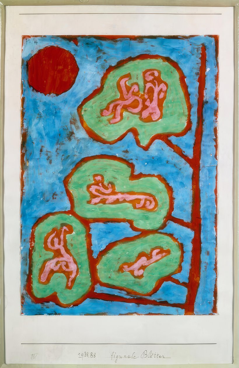 Hojas figuradas de Paul Klee