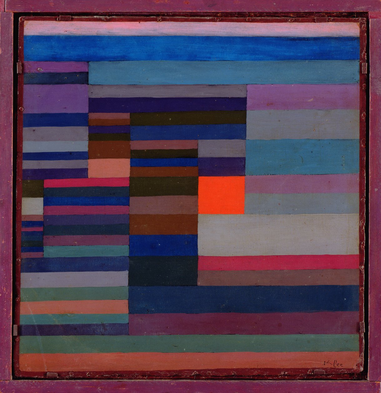Fuego por la noche de Paul Klee