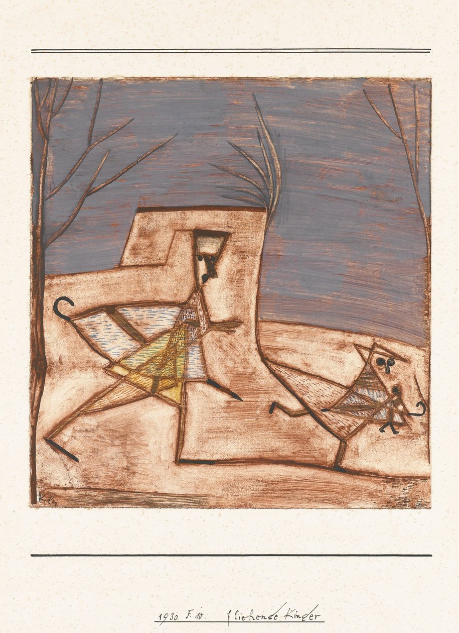 Niños huyendo, 1930 de Paul Klee