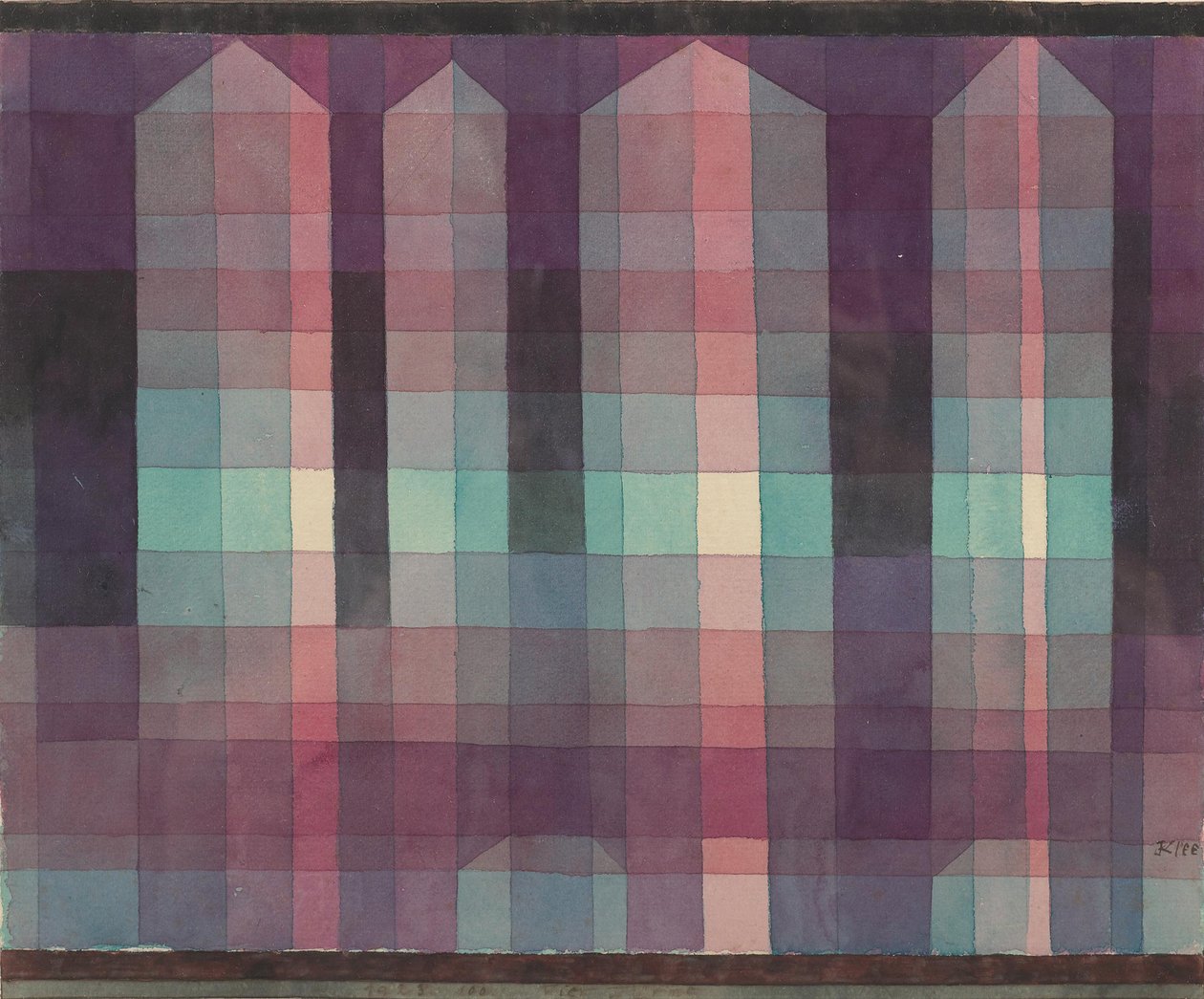 Cuatro Torres, 1923 de Paul Klee
