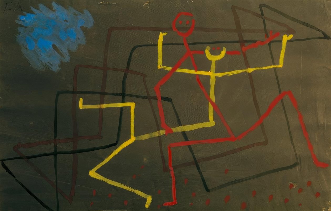 El amarillo sucumbe de Paul Klee