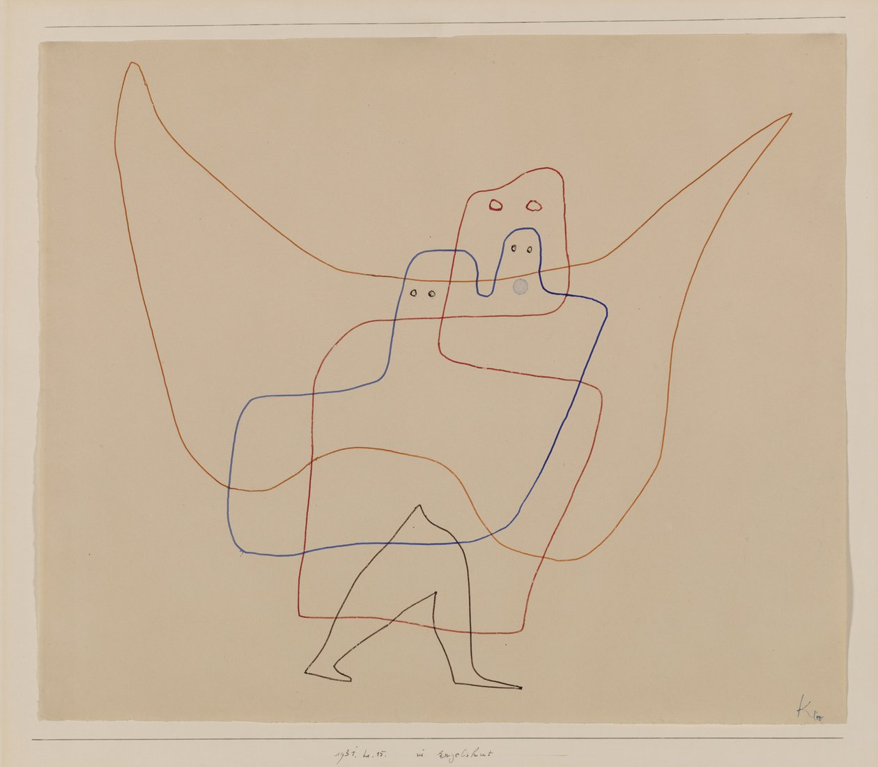 En el cuidado de los ángeles, 1931 de Paul Klee