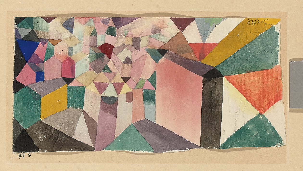 Visión de una ciudad; Visión de una ciudad de Paul Klee
