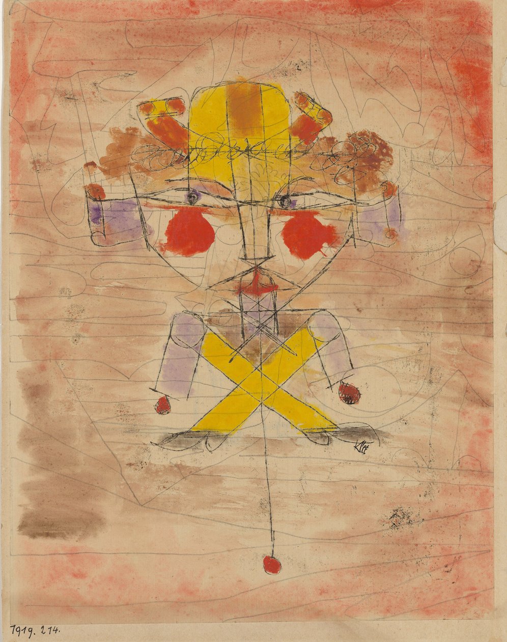 Jack Saltarín, 1919 de Paul Klee
