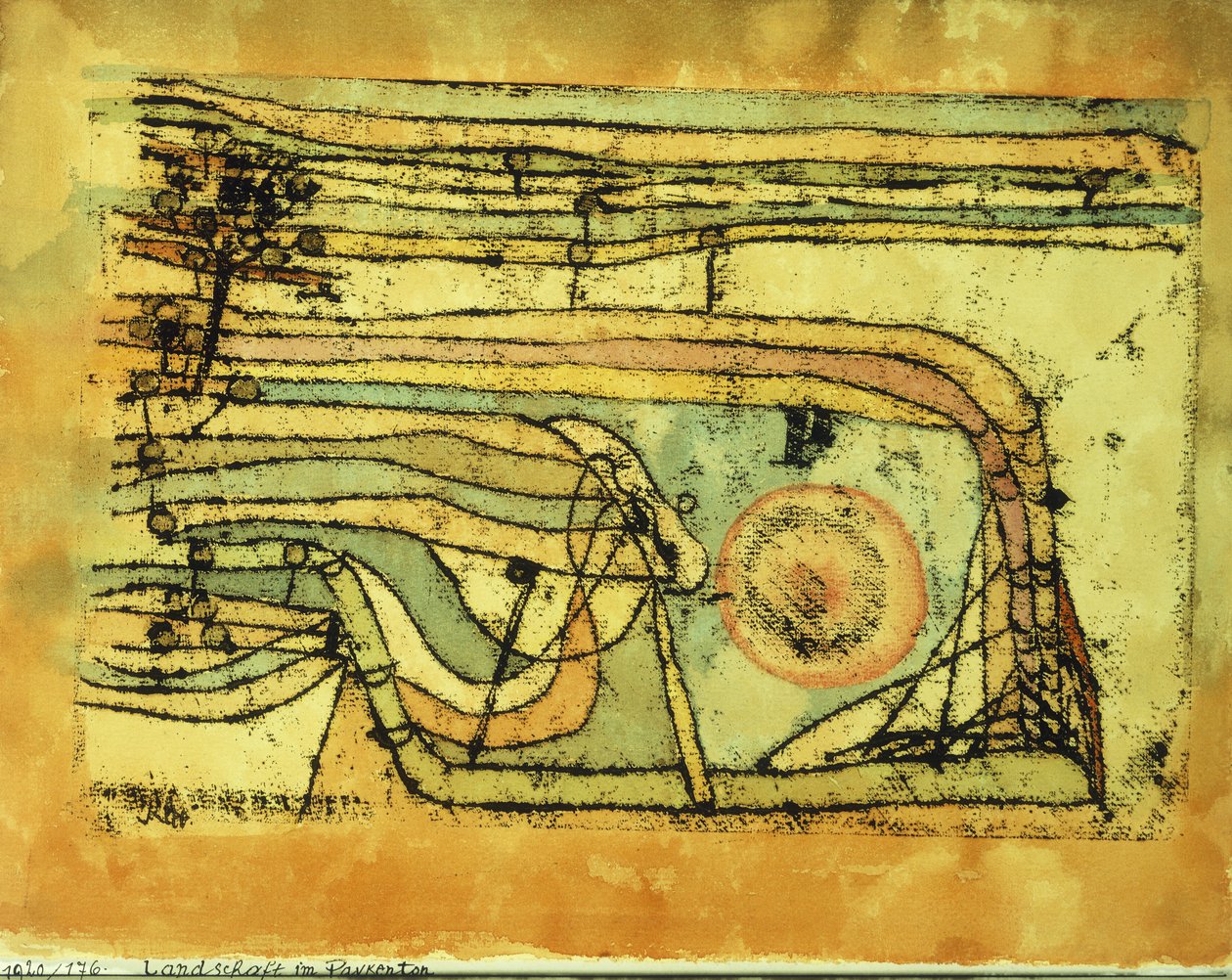 Terreno en el Pankenton de Paul Klee