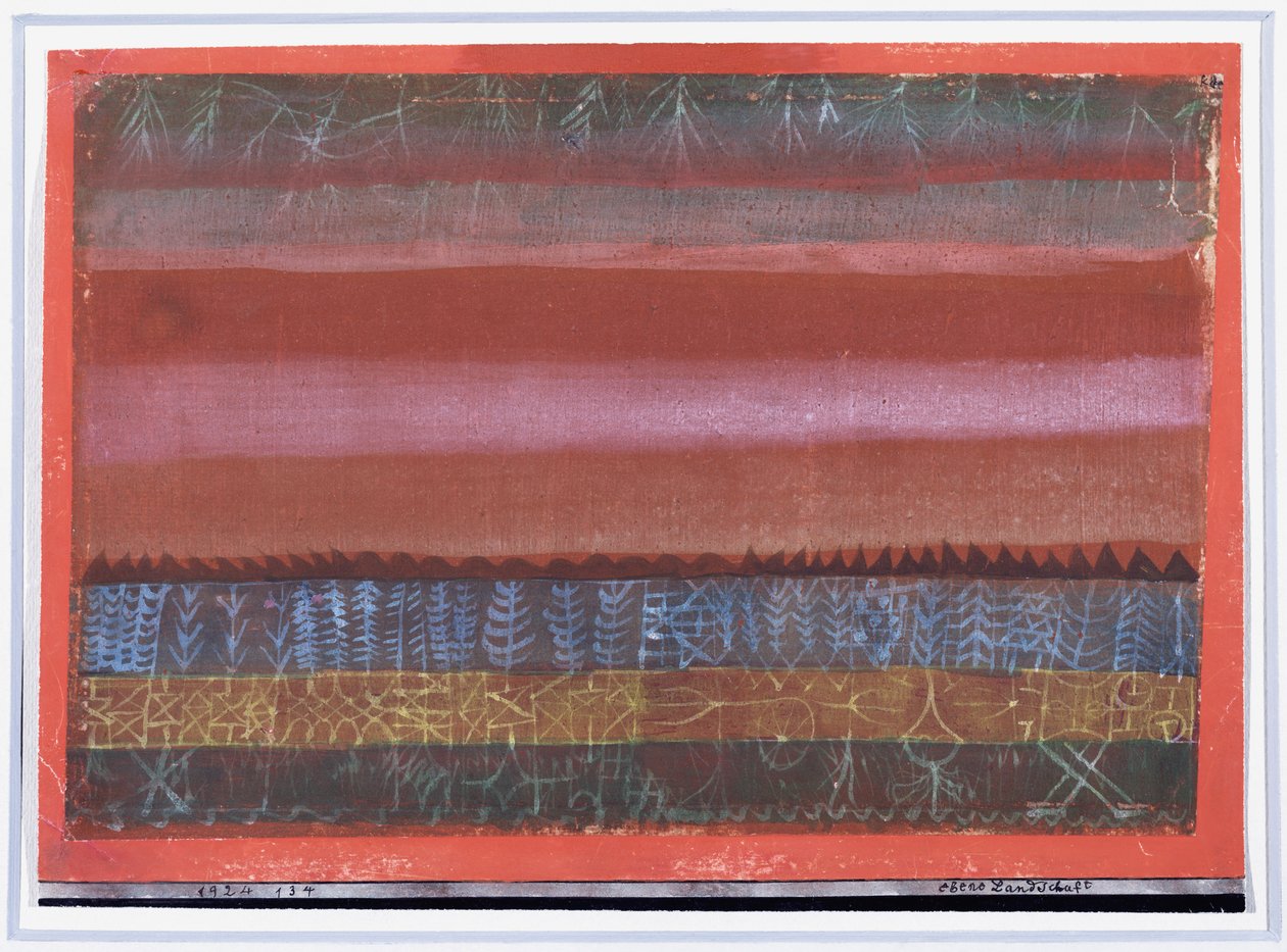 Paisaje en capas de Paul Klee