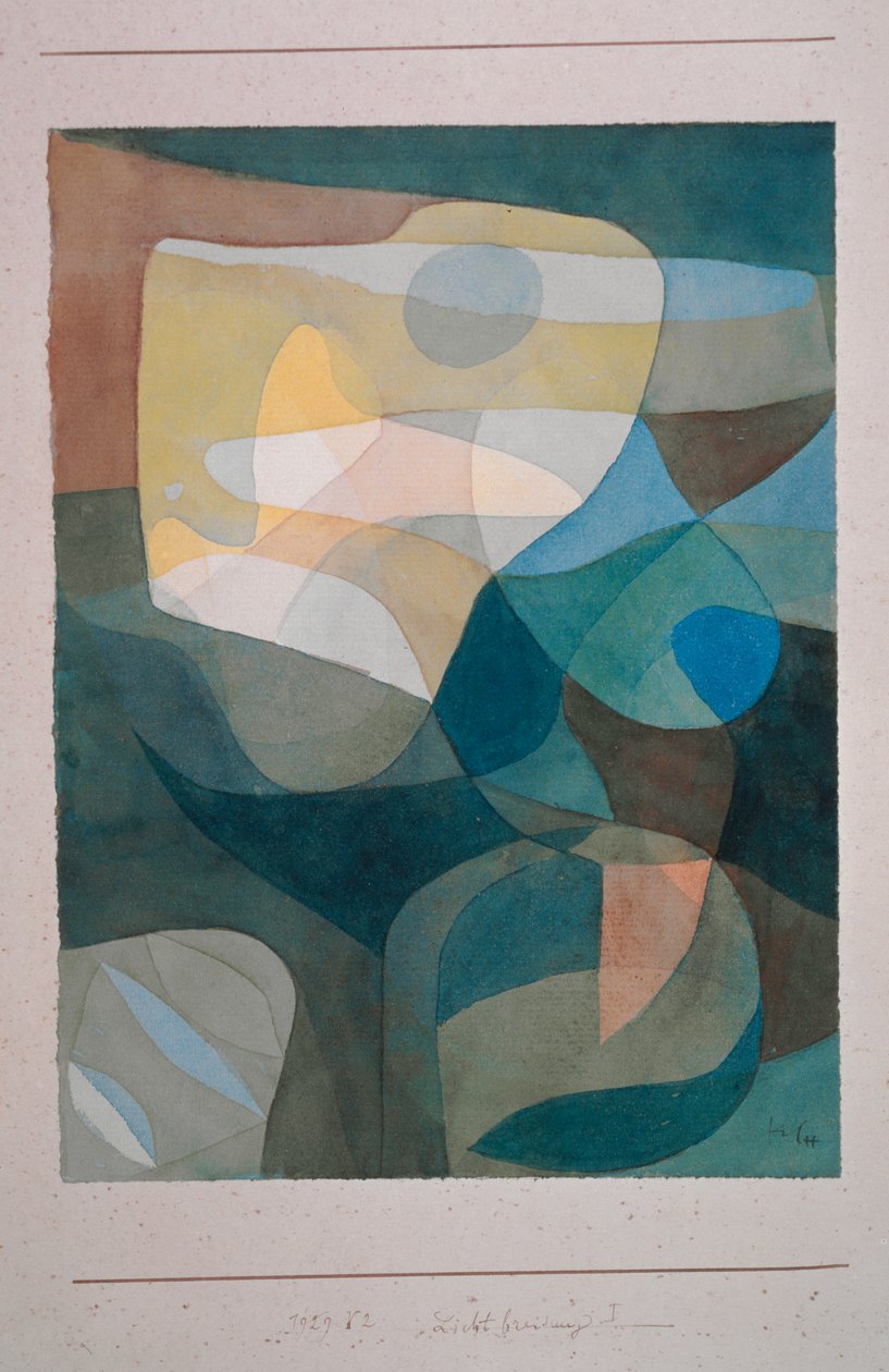 Luz ampliándose I, 1929 de Paul Klee