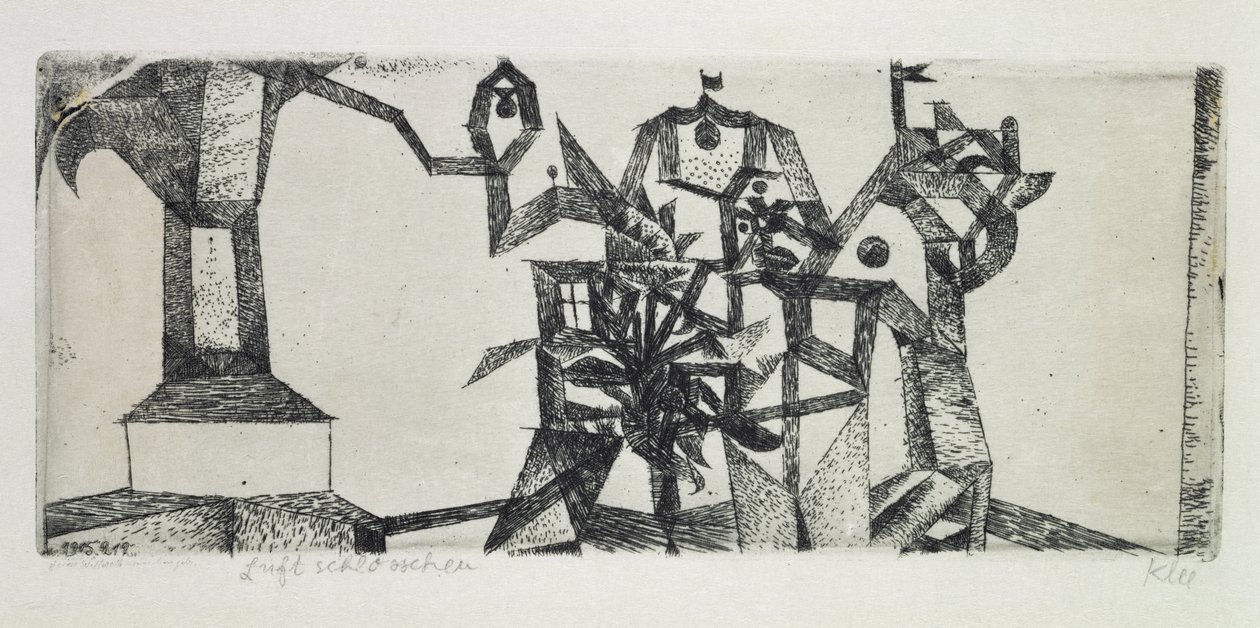 Pequeño castillo en el aire de Paul Klee