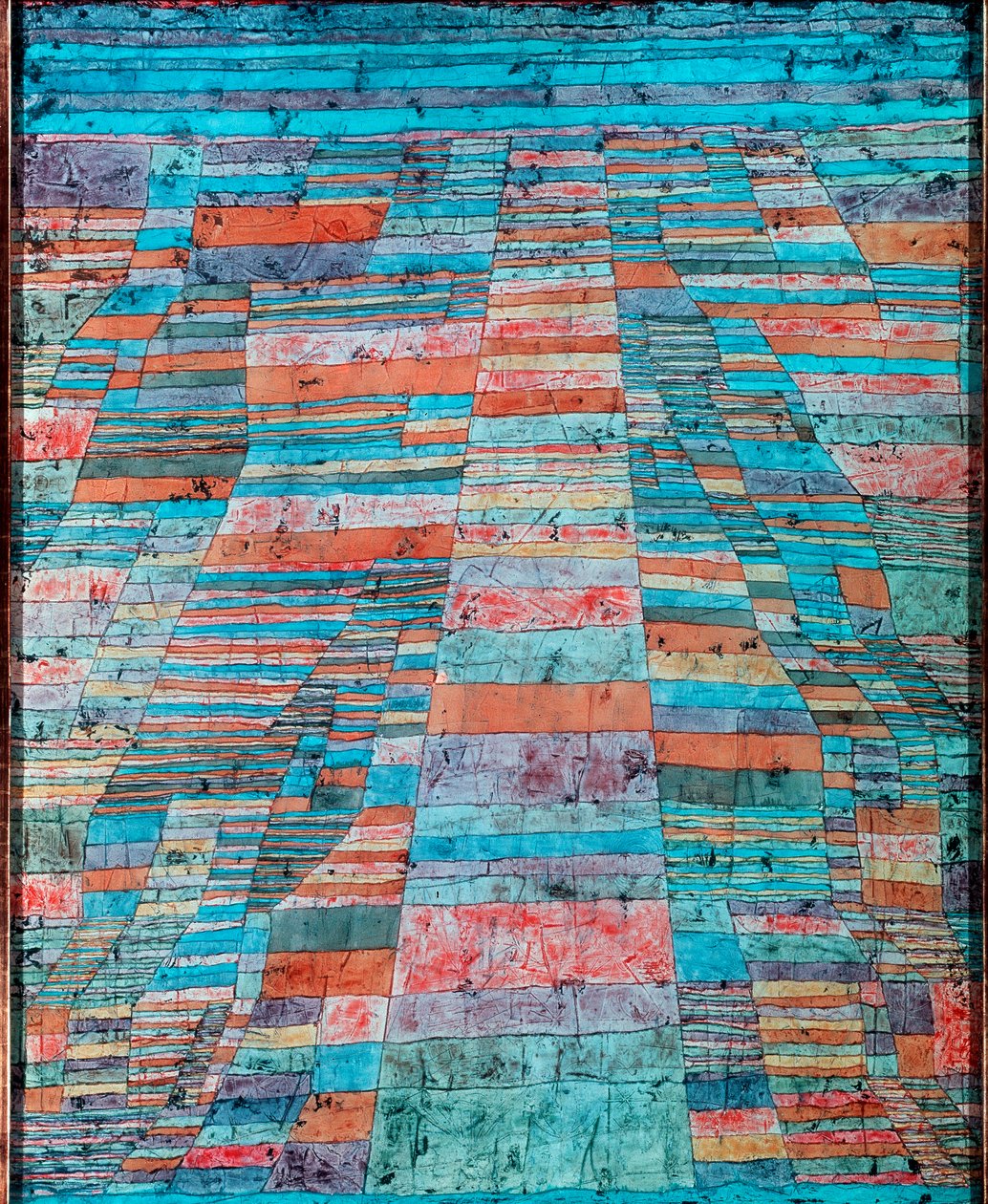 Carretera principal y carreteras secundarias Pintura de Paul Klee (1879-1940) 1929 Sol. 83x67 cm Colonia, Museum Ludwig de Paul Klee
