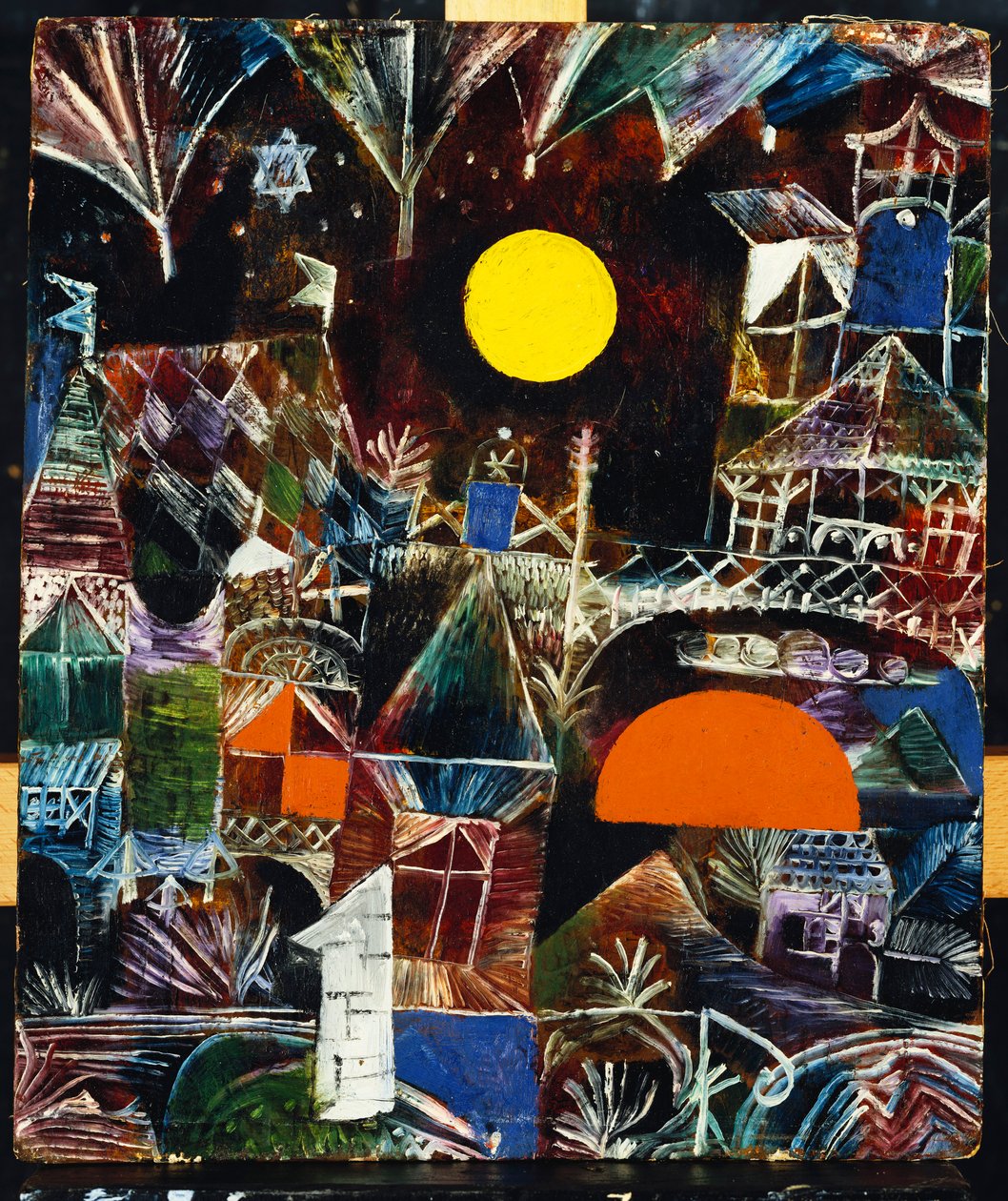 Salida de la luna - Puesta de sol de Paul Klee