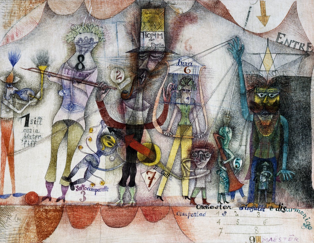 Música en la feria de Paul Klee