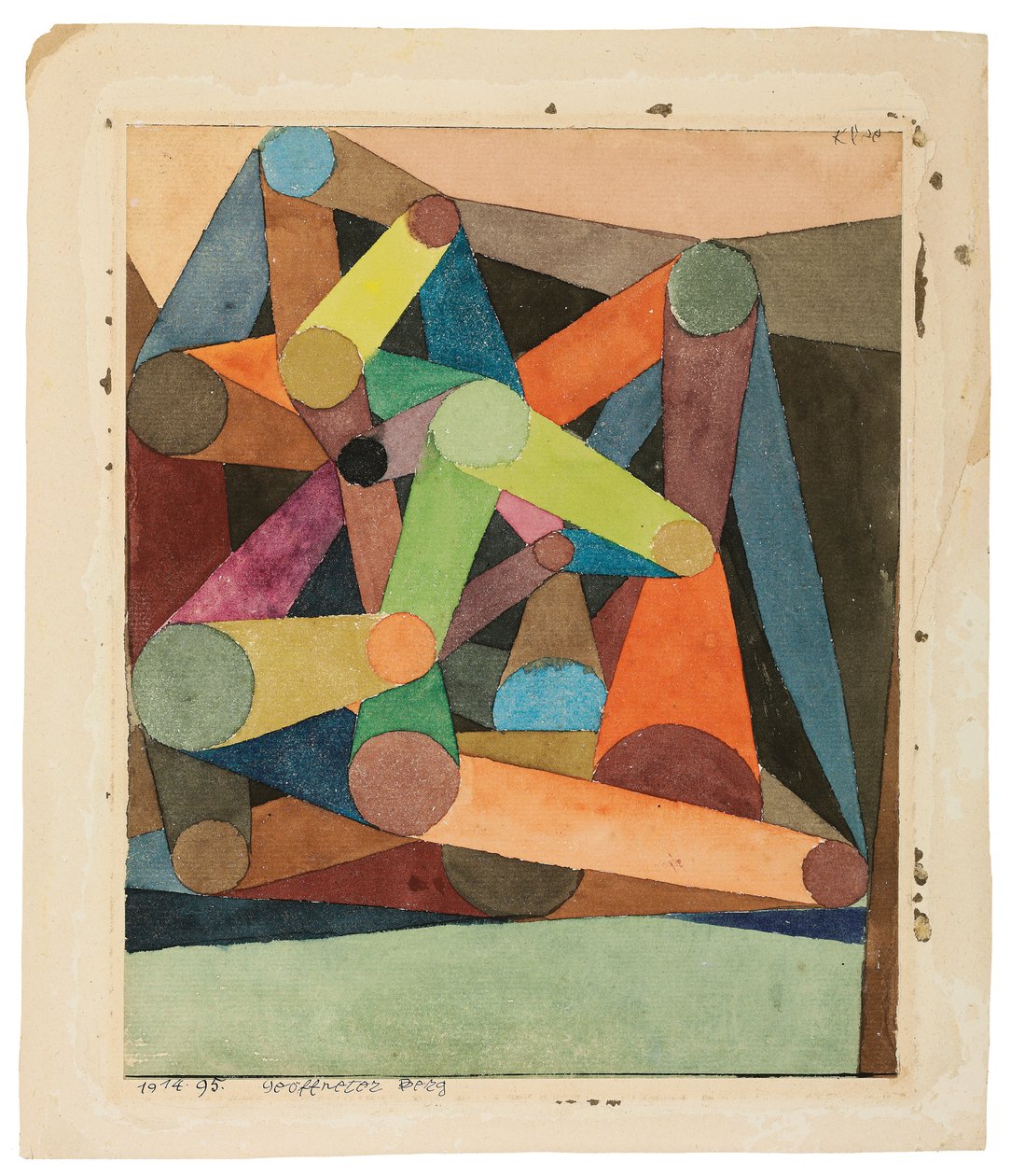 Montaña Abierta de Paul Klee