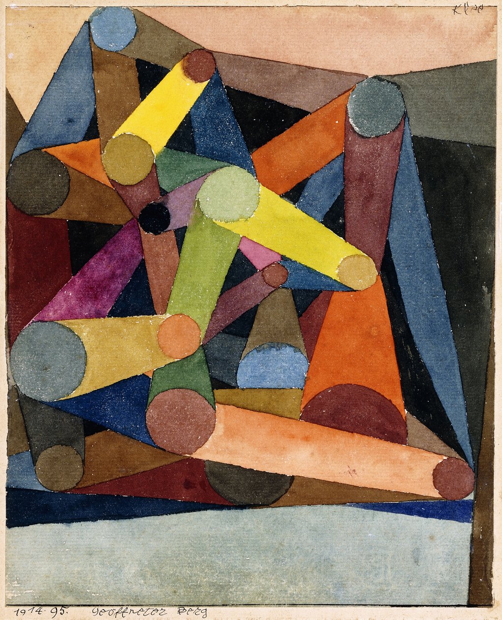 Montaña Abierta de Paul Klee