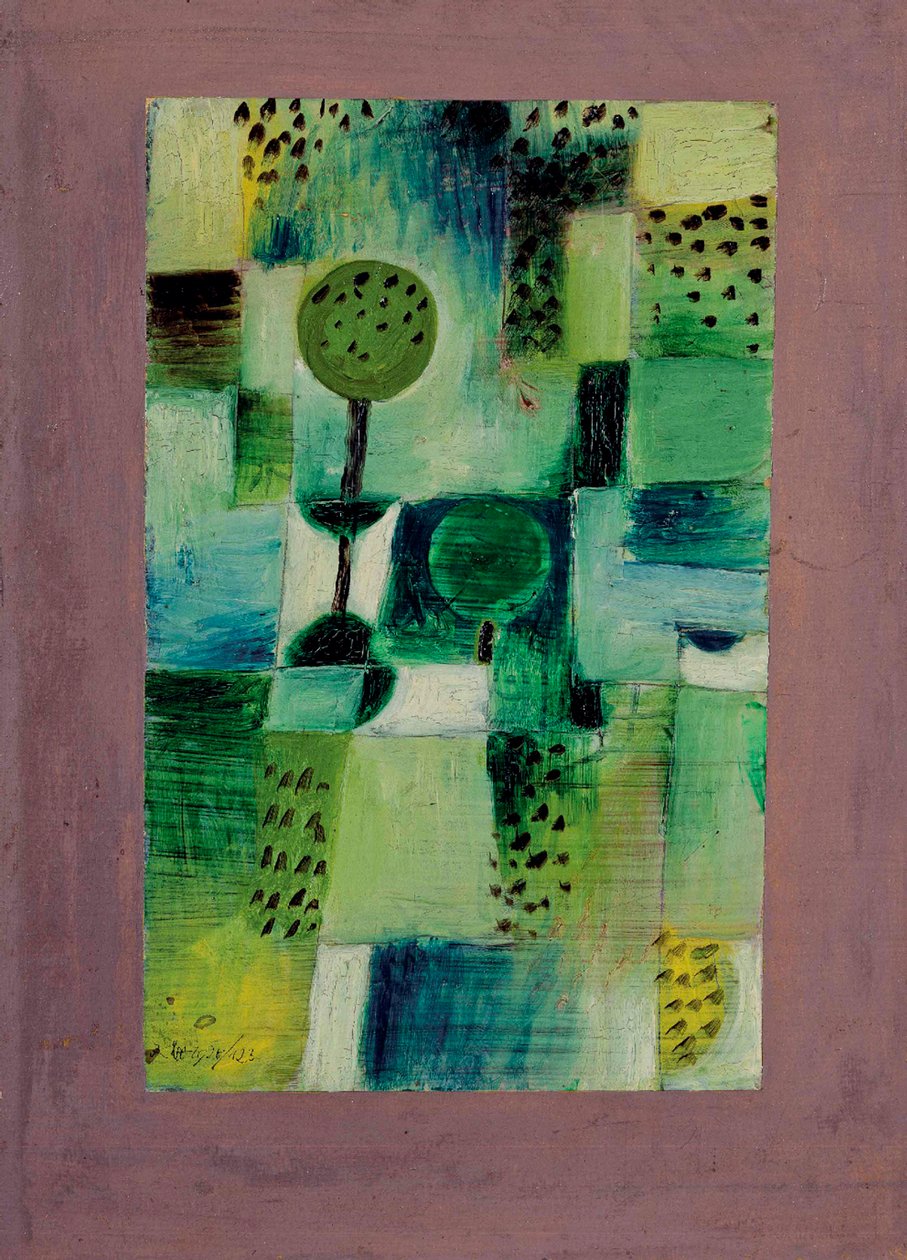 Parkbild bei Regen, 1920 de Paul Klee