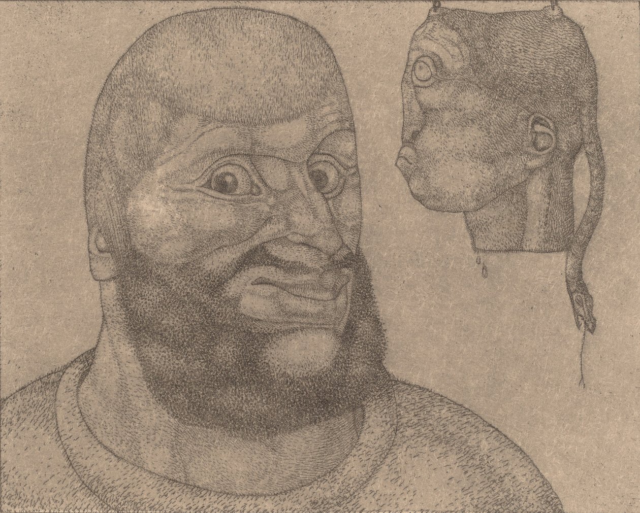 Perseo - El triunfo del cerebro sobre el cuerpo, 1904 de Paul Klee