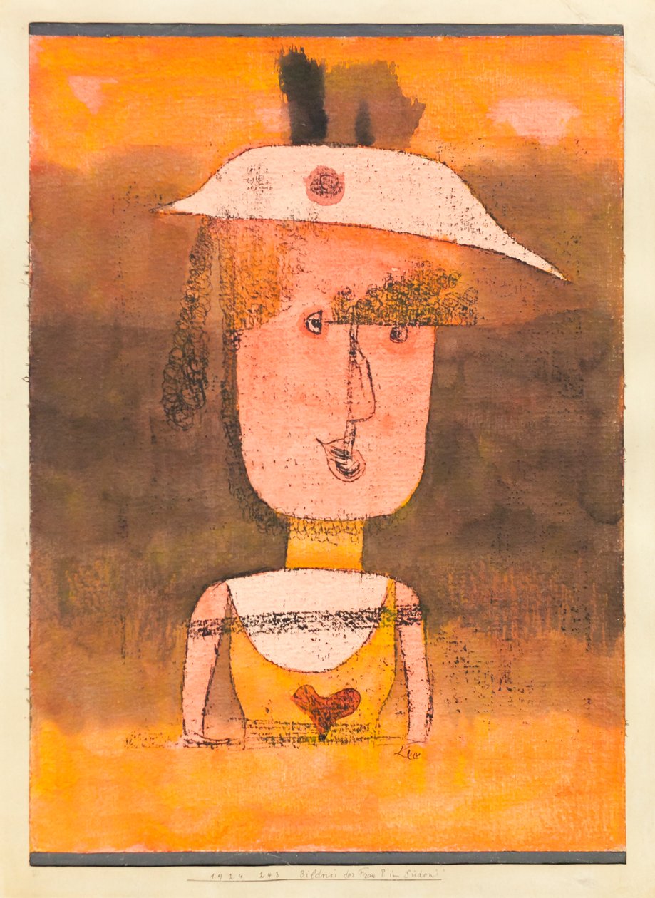 Retrato de la Sra. P. en el sur de Paul Klee