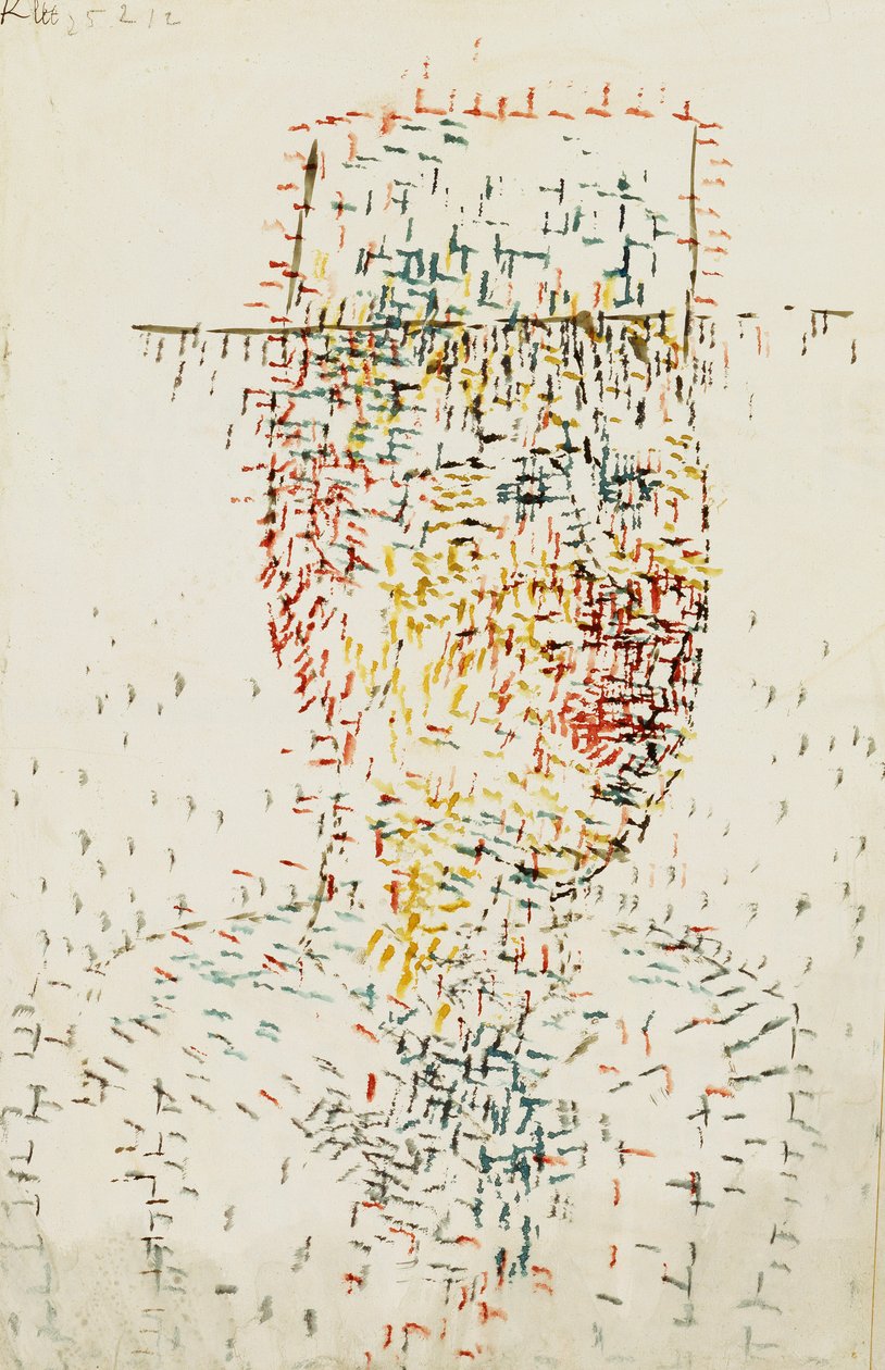 Retrato de un joven de Paul Klee